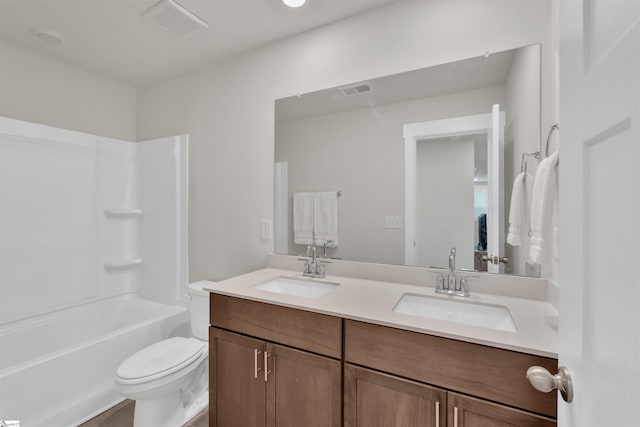 6 Shorncliffe Rd, Simpsonville, SC 29680 - full bathroom with double vanity and  shower combination