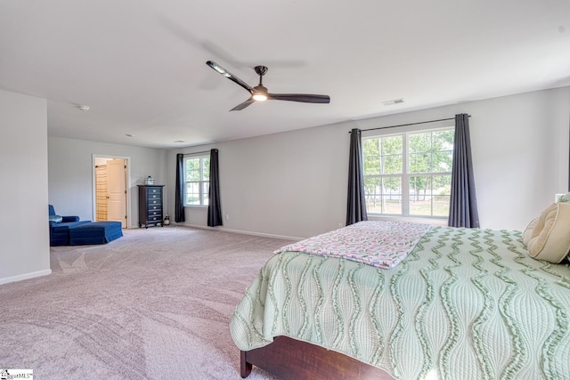 4002 Hometown Way, Boiling Springs, SC 29316 - bedroom featuring carpet flooring and a ceiling fan