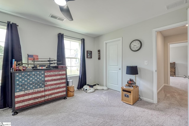 4002 Hometown Way, Boiling Springs, SC 29316 - carpeted bedroom featuring baseboards and ceiling fan