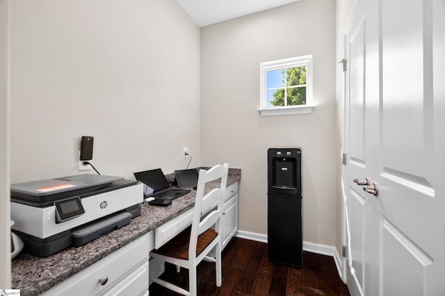 202 Princeton Dr, Duncan, SC 29334 - office with dark wood-style floors and baseboards