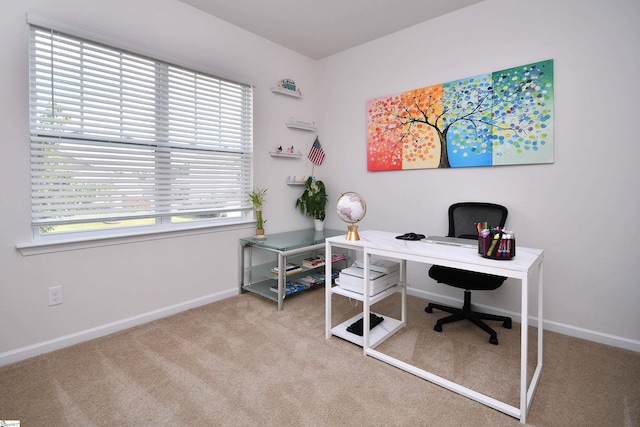 805 Colmore Trl, Lyman, SC 29365 - home office featuring carpet and baseboards