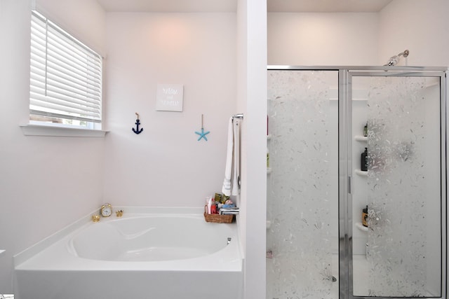 805 Colmore Trl, Lyman, SC 29365 - full bathroom featuring a bath and a stall shower
