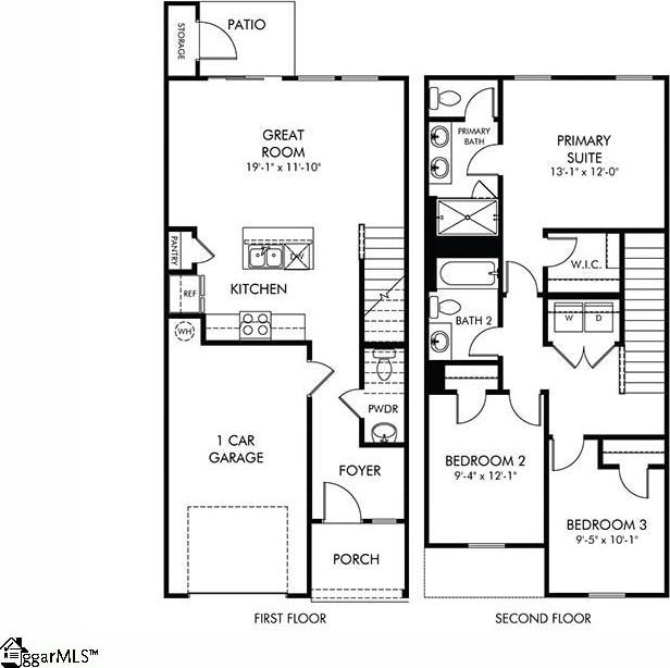 845 Ernest Ln, Lyman, SC 29365 - view of floor plan / room layout