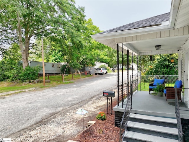 23 Stringer St, Belton, SC 29627 - view of asphalt road with street lights