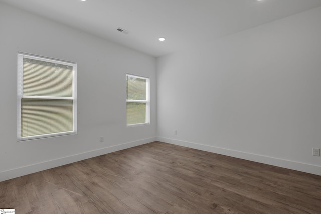 317 R C Thompson Rd, Chesnee, SC 29323 - empty room featuring wood finished floors and recessed lighting