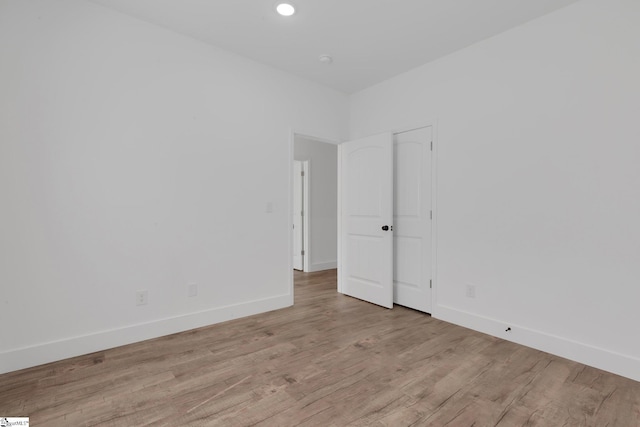 317 R C Thompson Rd, Chesnee, SC 29323 - spare room featuring light wood-style flooring and recessed lighting
