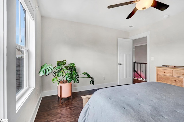 214 Terrapin Cross Way, Simpsonville, SC 29680 - bedroom with wood finished floors and ceiling fan