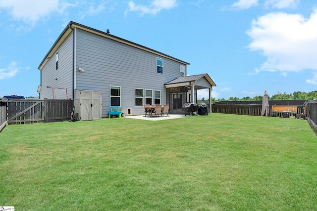 214 Terrapin Cross Way, Simpsonville, SC 29680 - rear view of house with a fenced backyard and a patio area