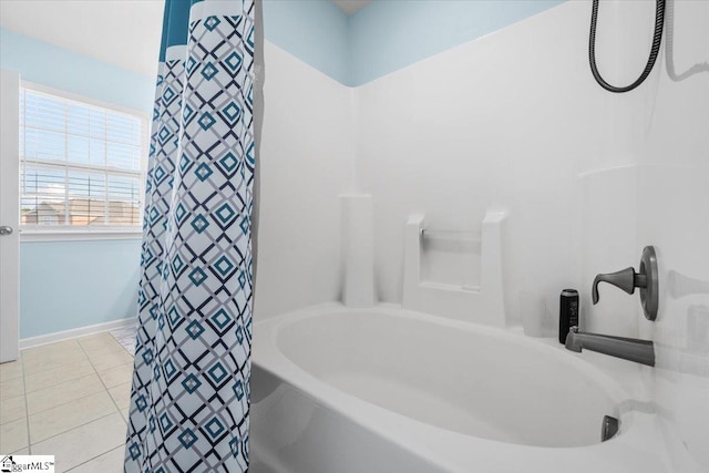 114 Eagles View Ct, Easley, SC 29642 - full bathroom with shower / tub combo and tile patterned flooring