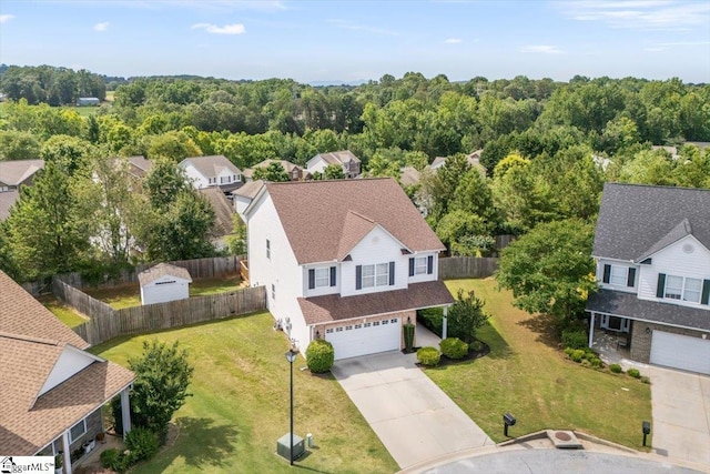 114 Eagles View Ct, Easley, SC 29642 - view of subject property with a forest