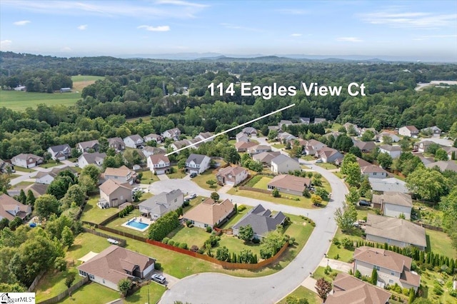 114 Eagles View Ct, Easley, SC 29642 - aerial view of residential area
