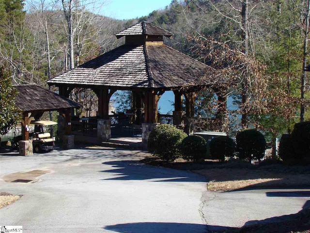 view of home's community featuring a gazebo