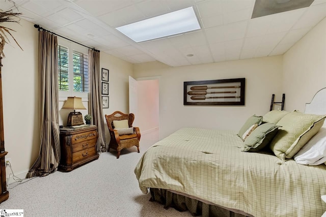 bedroom featuring carpet flooring