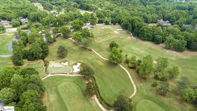 view of aerial view