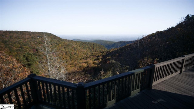 view of property view of mountains