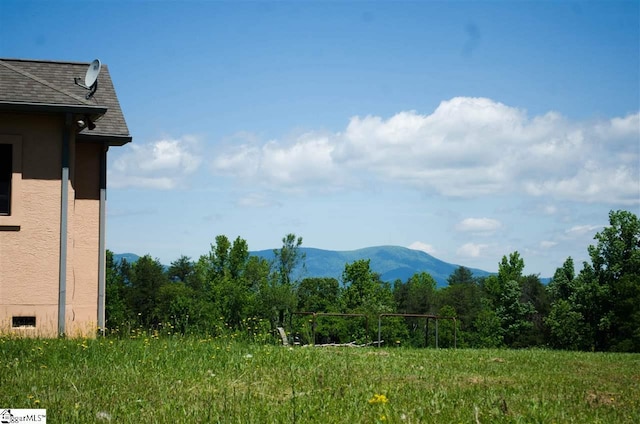 view of mountain view