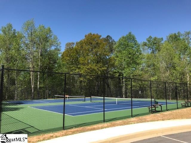 view of tennis court