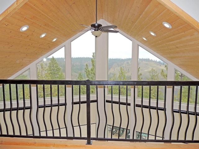 35025 Mourning Dove Ln N, Davenport, WA 99122 - balcony featuring ceiling fan