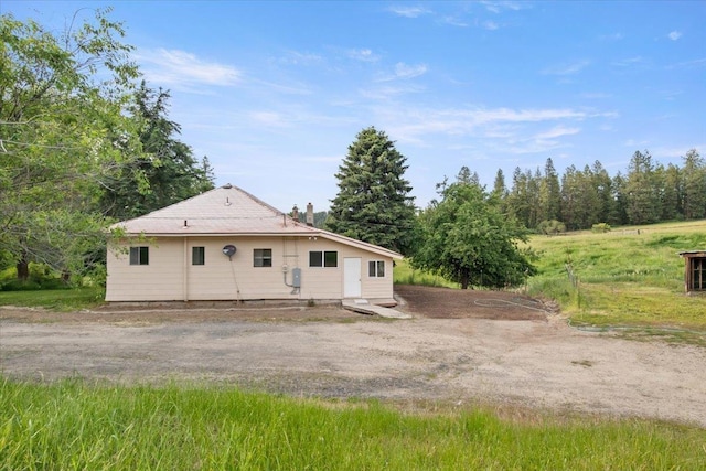 view of front of home