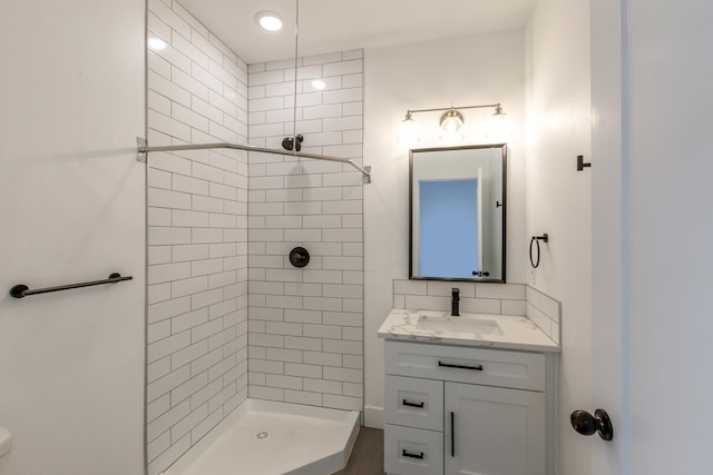 1814 E Carol St, Deer Park, WA 99006 - full bathroom with tiled shower and vanity