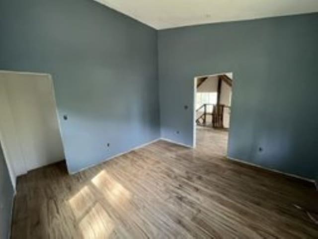 interior space featuring hardwood / wood-style flooring