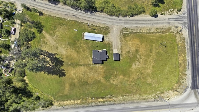 bird's eye view featuring a rural view