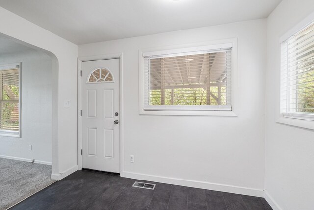 view of foyer entrance