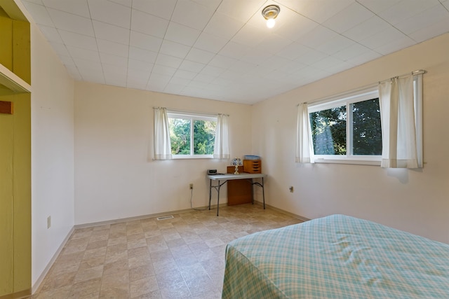 view of tiled bedroom