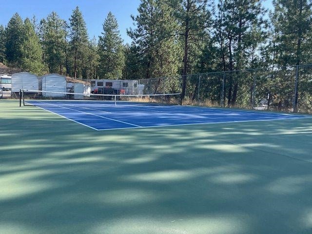 view of tennis court