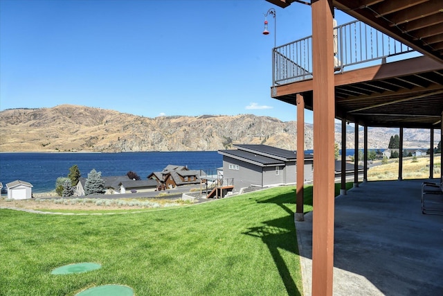 16547 E Whitelaw Rd, Wilbur, WA 99185 - exterior space with a water and mountain view