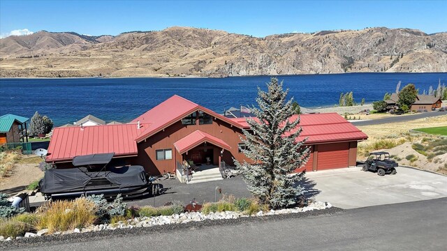 16547 E Whitelaw Rd, Wilbur, WA 99185 - water view featuring a mountain view