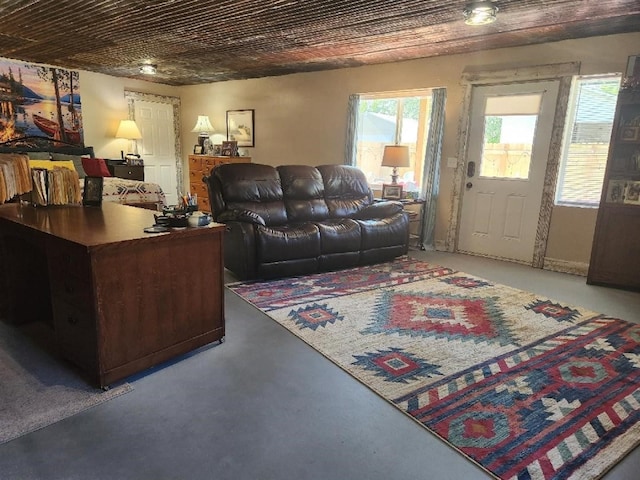 view of living area