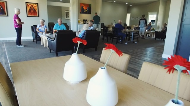 view of dining room