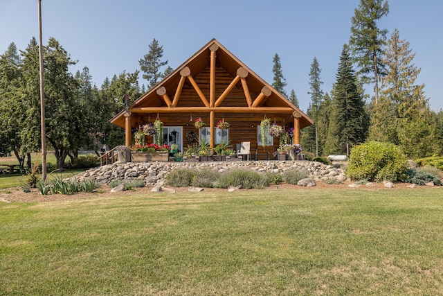 1114 Stohr Rd, Newport, WA 99156 - view of front of home with a front lawn