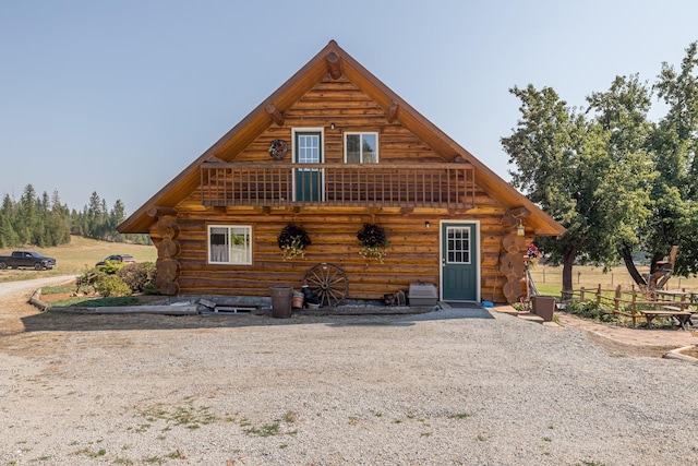 1114 Stohr Rd, Newport, WA 99156 - exterior space with log siding