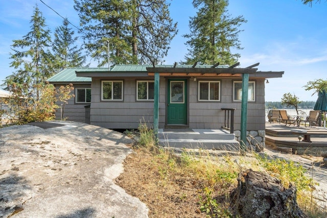 view of front of home