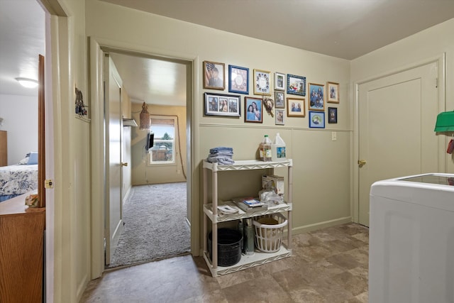 laundry area featuring washer / dryer