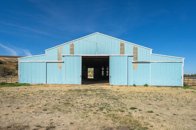 view of outdoor structure