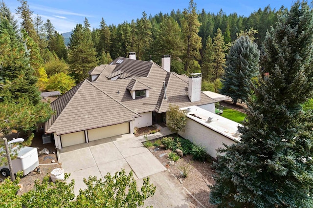 3206 W Long Prairie Rd, Valley, WA 99181 - view from above of property featuring a forest