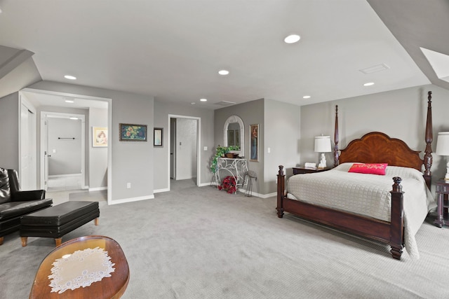 3206 W Long Prairie Rd, Valley, WA 99181 - bedroom featuring carpet, recessed lighting, and baseboards