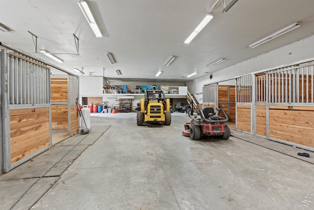 view of horse barn