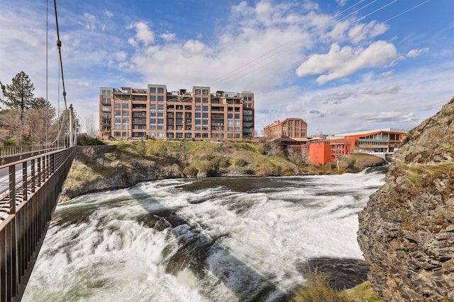 view of property featuring a water view