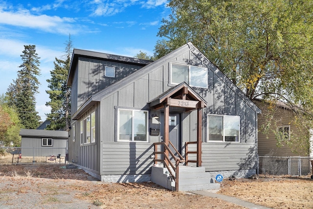 view of front of home