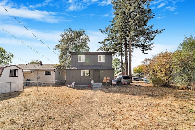 2213 E E Gordon Ave, Spokane, WA 99207 - back of property with a fenced backyard
