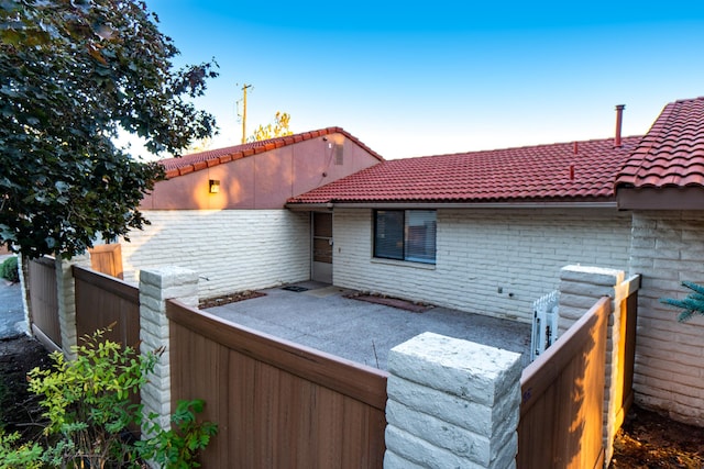 exterior space featuring a patio