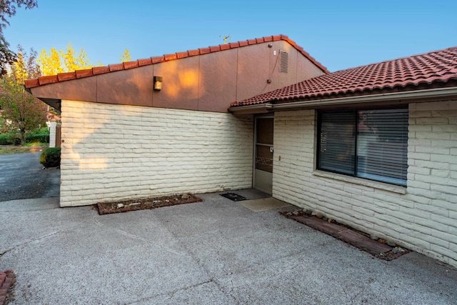 exterior space featuring a patio area