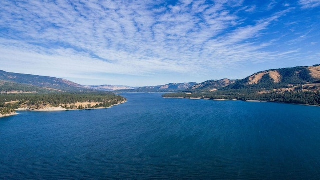 water view featuring a mountain view