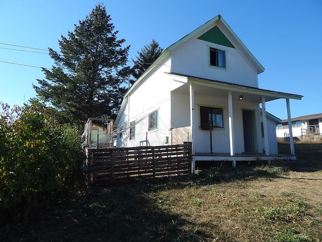 view of rear view of house