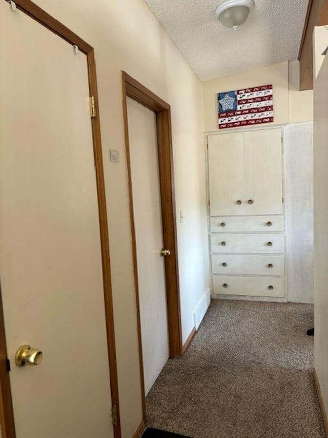 302 N Argonne Rd, Spokane Valley, WA 99212 - hall featuring a textured ceiling and carpet floors