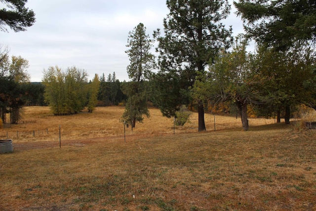 view of nature with a rural view